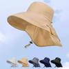 Adjustable Summer Sun Cap Neck Protection Fisherman Hat New Women's Sun Hat