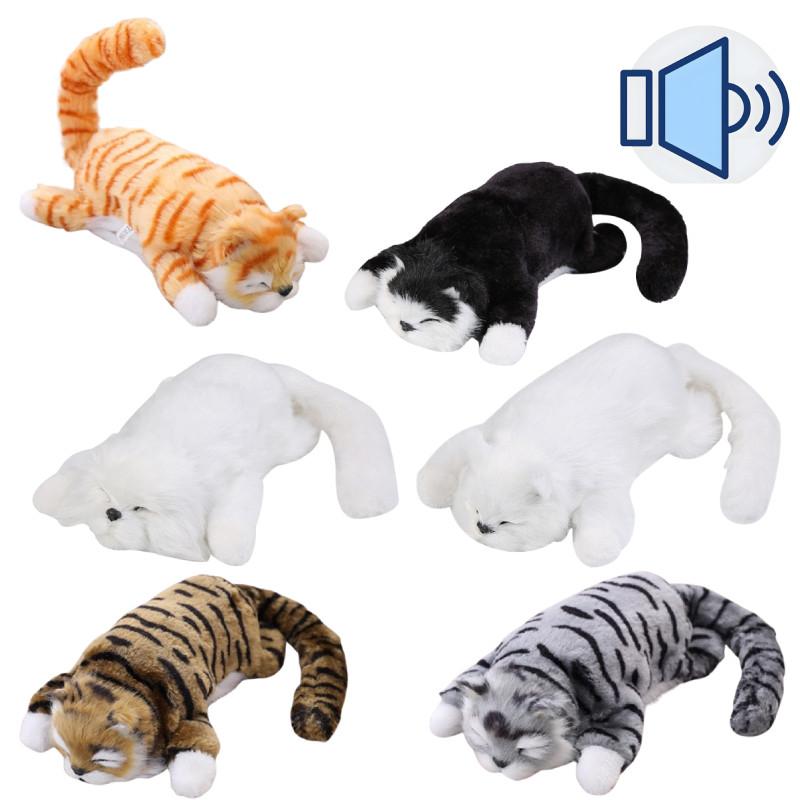 Rolling Cat Plush Toy With Music And Sound For Kids Playroom Entertainment