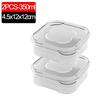 1/10PC Small Food Preservation Boxes Refrigerator Frozen Meat Vegetable Fresh-Keeping Box Transparent Kitchen Sealed Storage Box