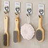 Stainless Steel Hook Kitchen Bedroom Wall Clothes Hook Non Punching Storage No Trace Strong Adhesive Hook Hanging Rack
