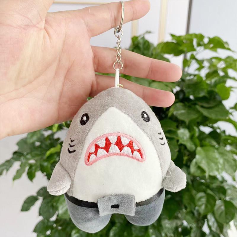 And Soft Cuddly Plush Shark Keychain Adorable Stuffed Animal For Kids Adults And