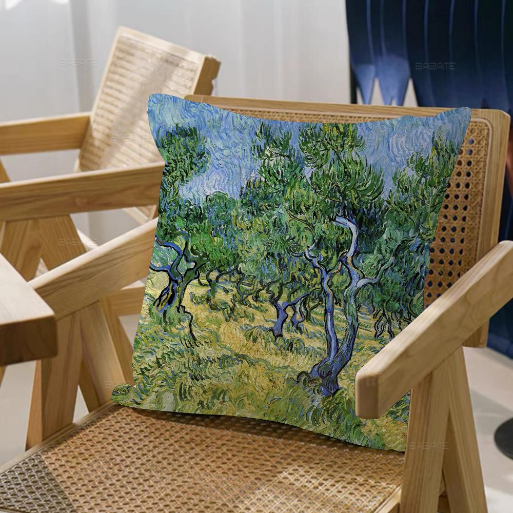 Van Gogh Starry Sky Pillowcases Home Bedding Decorative Pillow Cover Wedding Super Soft Pillow Case