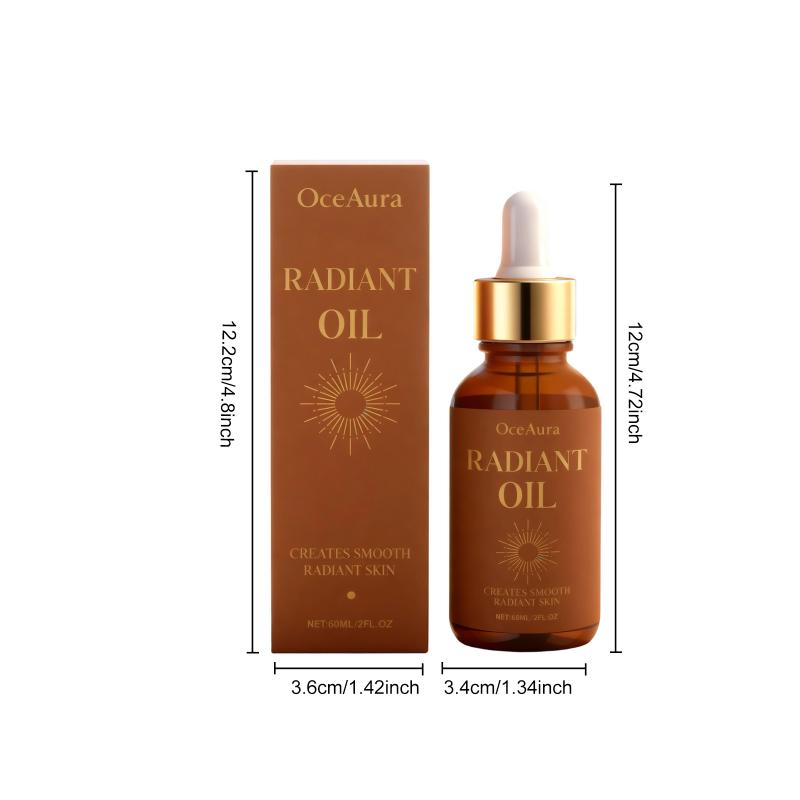 Oceaura Smoothing Body Essential Oil Nourishing Skin Brightening Tone Radiant Glow Lightweight Hydrating For All Seasons