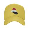 Summer Iraq Map And Flag Baseball Cap  Kpop Rock Yk Retro Print Sun Trucker Hat Unisex Women SunProof Baseball Caps