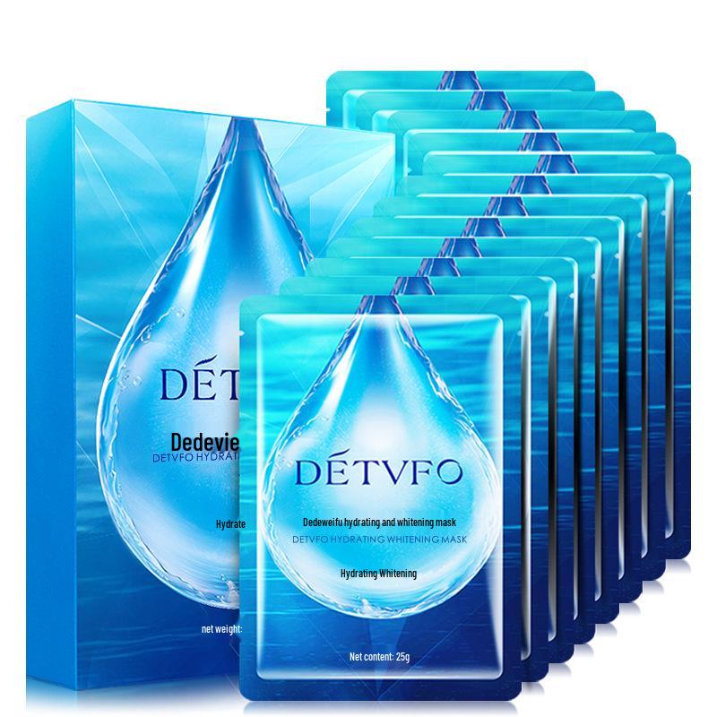 Dede Weifu Hydrating Whitening Mask: Moisturizes, Firms, and Purifies for Radiant, Translucent Skin.