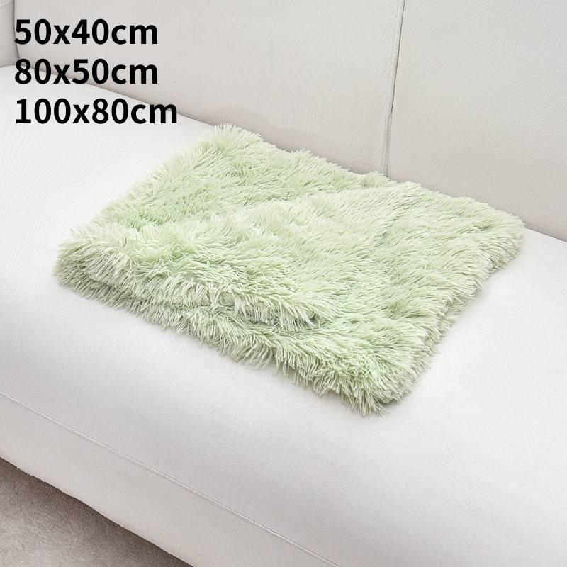 Puppy Pet Dog Cat Plush Fabric Blanket Bed Soft Fluffy Warm Throw Sofa Pad Mat