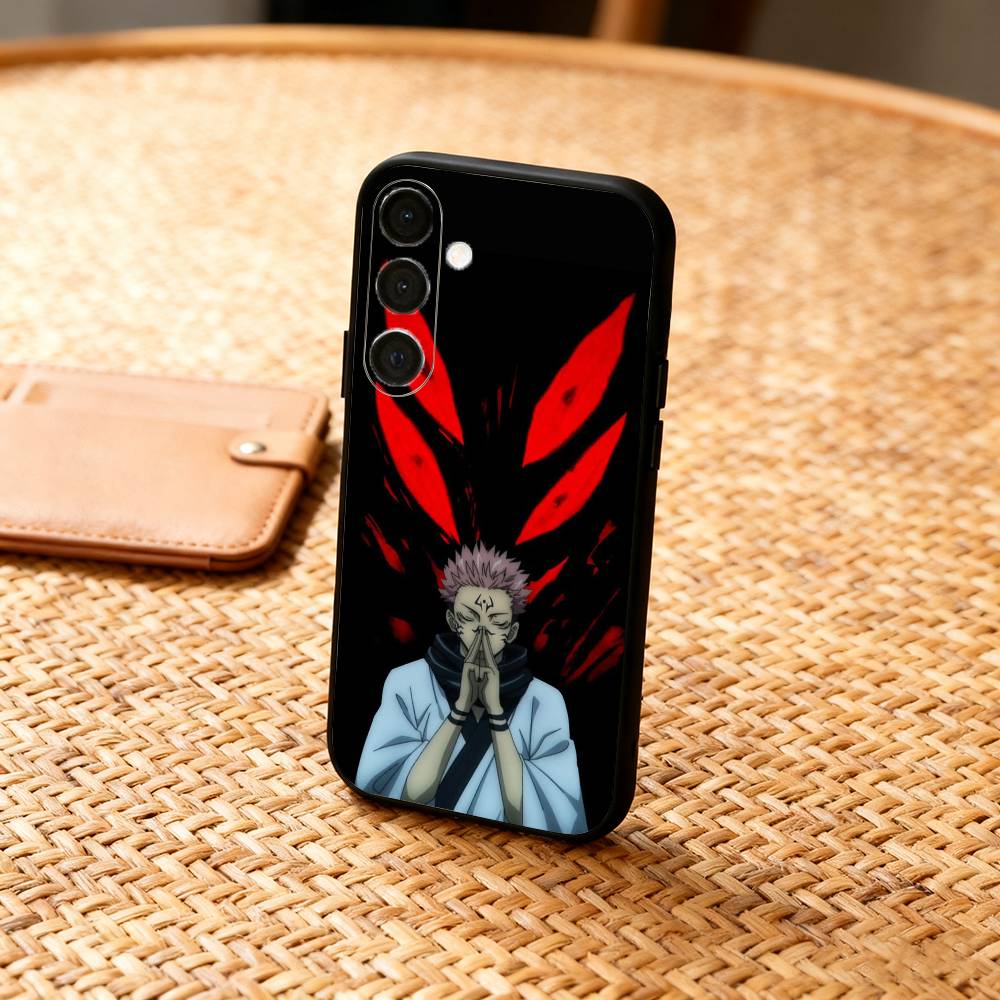 J-Jujutsu K-Kaisen Gojo Sukuna  Phone Case For Samsung  A73,72,71,53,52,51,22,91,80, Soft Black Cover