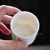 Sheep Fat Jade Straight Mouth Cup Chinese White Porcelain Tea Cup Small Capacity Kung Fu Tea Cup Guest Teacup Drinking Utensils