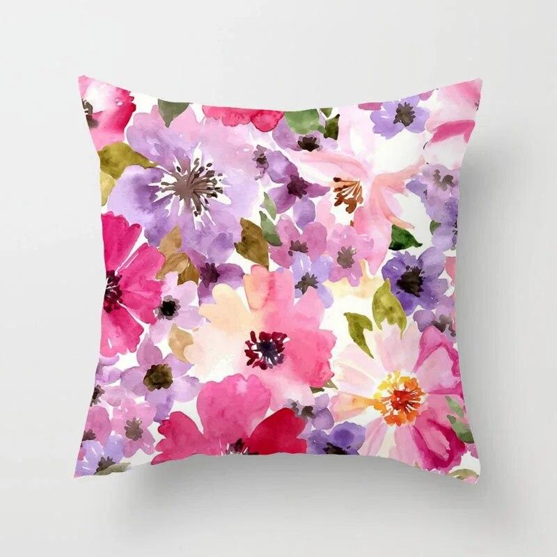 

Цветочный диван, наволочка, чехол для кровати, дома, гостиной, автомобиля, офиса 40x40cm