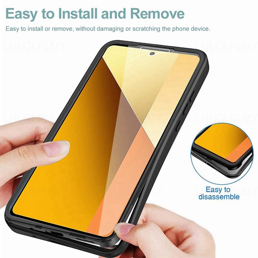 Front + Back Protect ShockProof Case For Xiaomi 15T Pro 17 Redmi Note 15 5G Plus Poco M8 X8 Max F8 Ultra 360 Degrees Cover