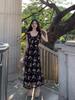 Women's Summer 2024 French-Inspired Seaside Long Dress