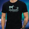 Mens Leadership Western Riding Horse Motif Cotton T-Shirt Size S To 5XL-