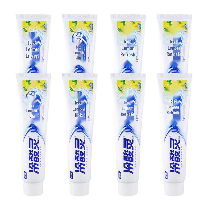 Cold Sensitive Ice Lemon Fresh Breath Toothpaste (8 x 220g)
