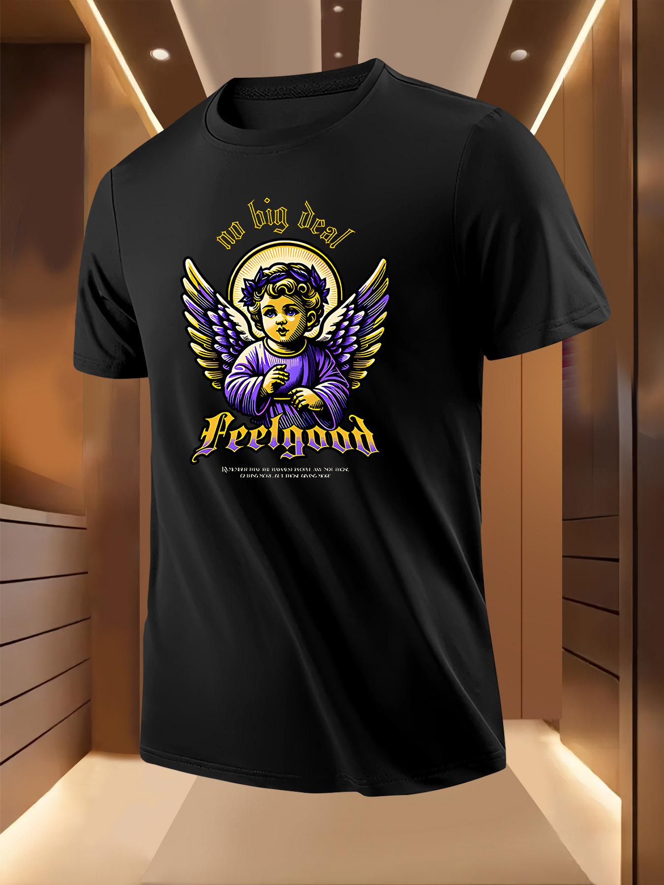 No Big Deal Angel Feel Good Graphic Tshirt Graphic Tshirt... XXXXL