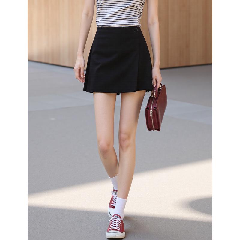 Rongtai Women s High-Waisted A-Line Irregular Skort - 2026 Casual Chic Collection Extra Large