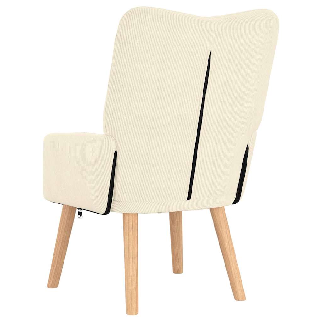 Armchair Cream 63 x 67 x 94 cm Fabric