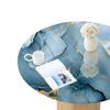 French Cloud Mist Blue Marble Oil-Proof Self-Adhesive Sticker for Kitchen Cabinets, Stove, and Sink