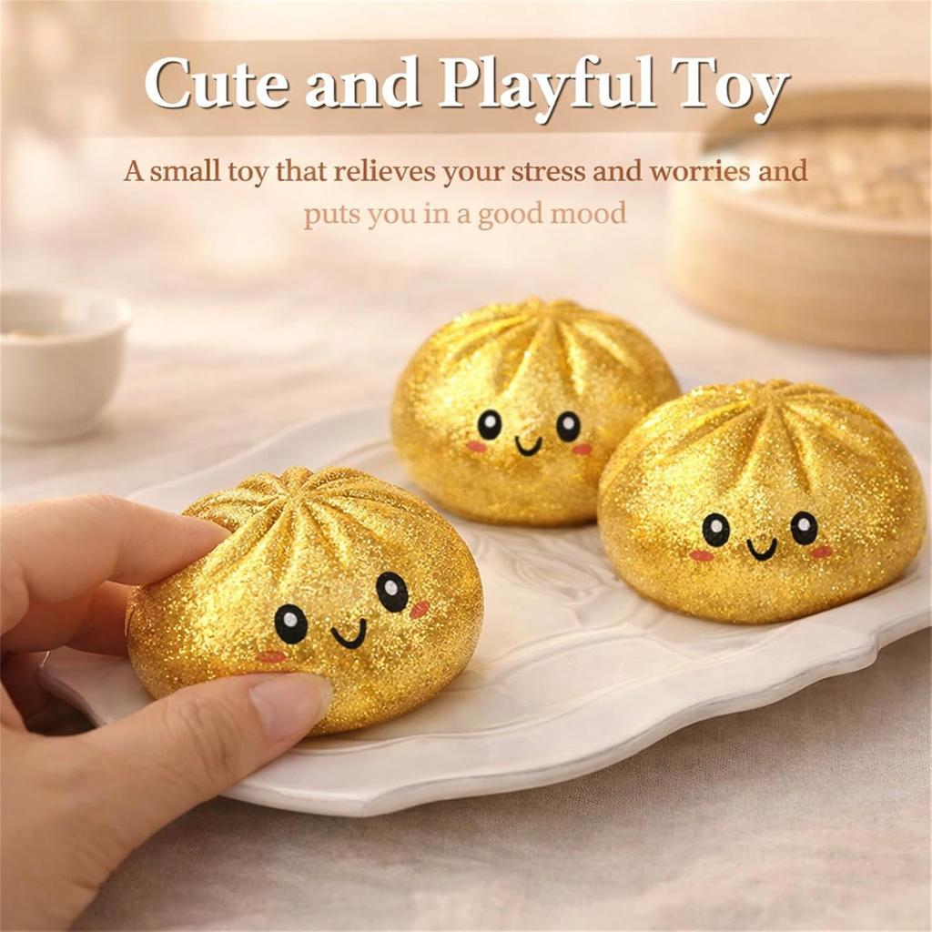 Třpytivá knedlíková třpytivá knedlíková squishy s krabičkou Knedlíky Senzorická mačkací hračka pro uvolnění stresu