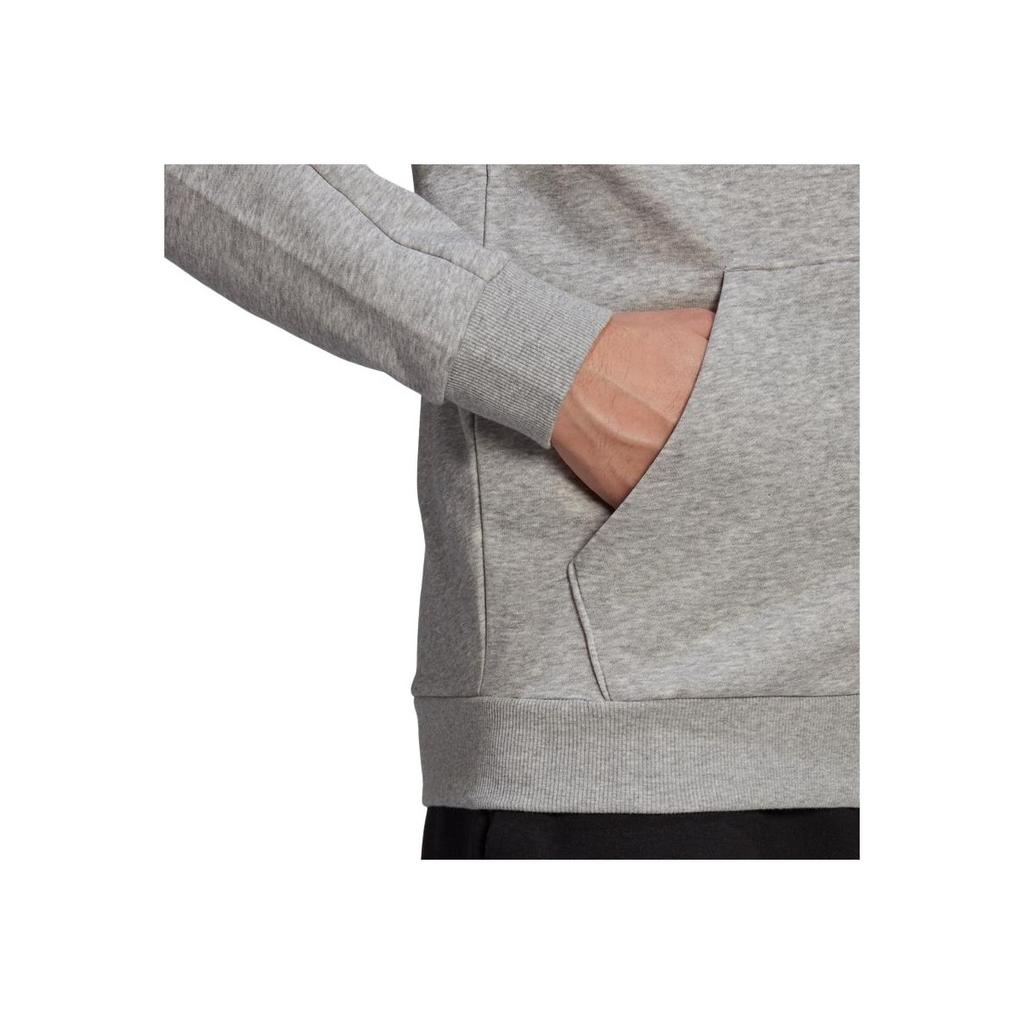 adidas Essentials Logotryck Dragskoförsedd Huvförsedd Sportjacka Herr Ytterkläder Grå GK9586
