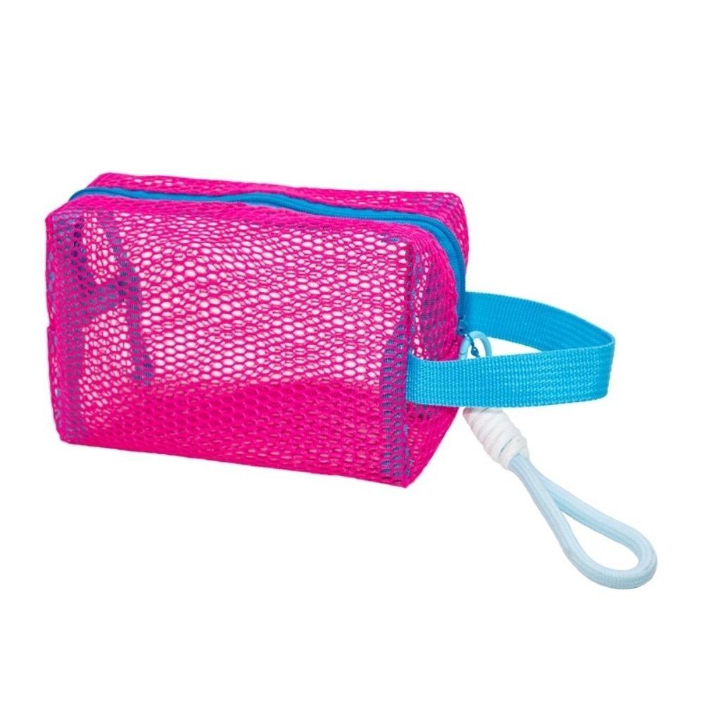 New Dopamine Cosmetic Storage Bag Large Capacity Handheld Makeup Bag Lightweight Mesh Storage Organizer Travel