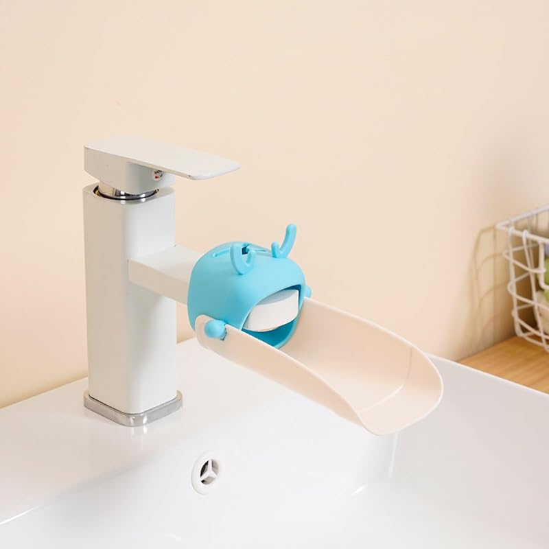Faucet Extender for Kitchen Bathub Sink Universal Sink Handler Extender Fun and Safe Hand-Washing with Sink Faucet Extender for Toddlers and Blue Deer