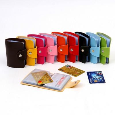 24 Card Slots Men's Women Leather Credit Card Holder/Case Card Holder Wallet Business Card