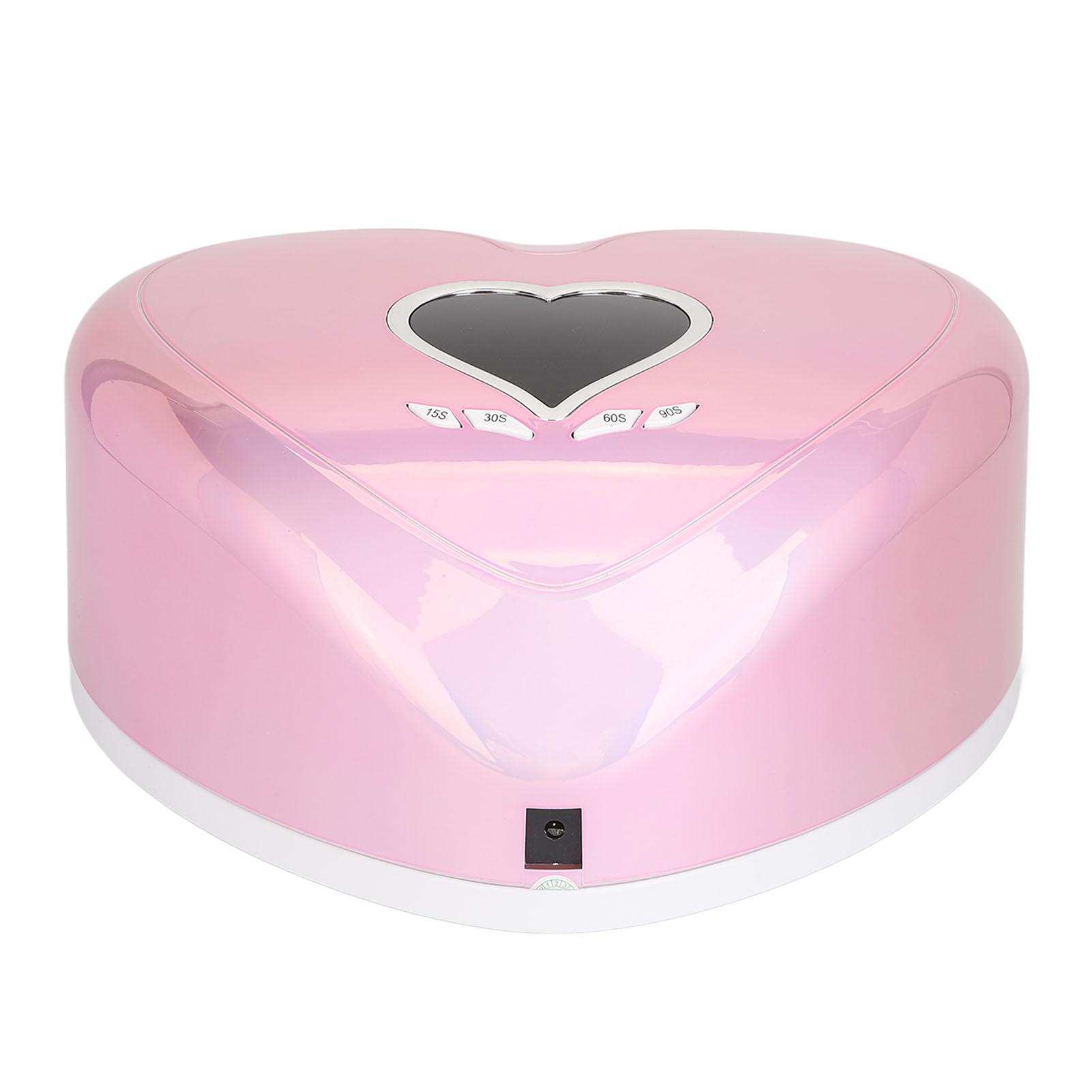 

96W Nail Gel Dryer 39pcs Light Chips Automatic Sensor Nail Polish Curing Lamp with 4 Time Setting 100‑240V US Plug