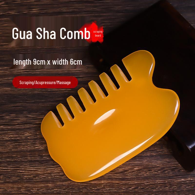 "Massage-Schabewerkzeug aus Harz-Bienenwachs für Nacken, Taille und Gesicht"