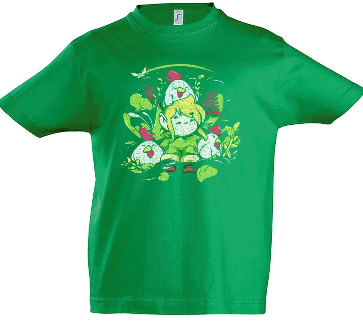 L And Chickens Kids Boys kids boys T-Shirt Link Fun Gamer Triforce Link Games Chickens 160