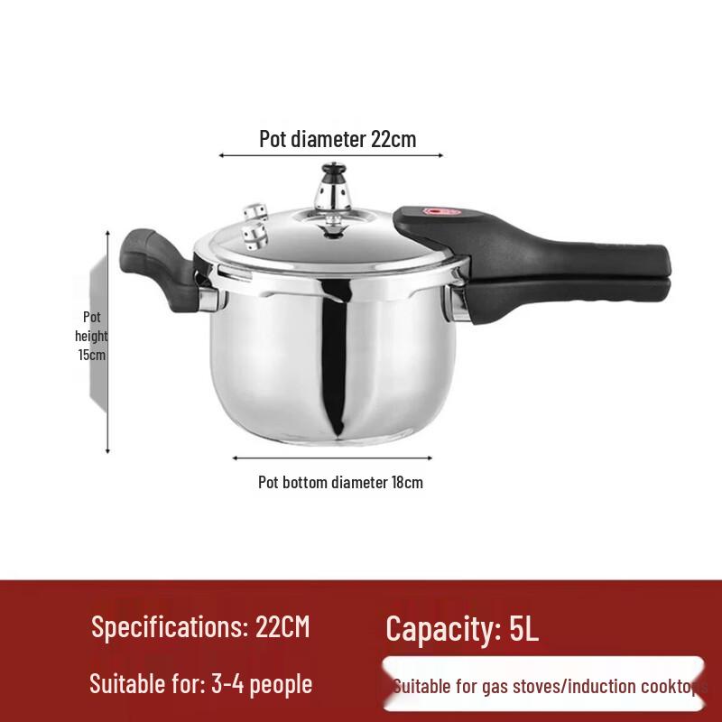 Zhishi Stainless Steel Pressure Cooker