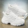 Spring men's shoes new breathable mesh shoes men's trend versatile white shoes platform sports shoes casual dad shoes