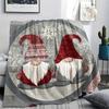 Dwarf Print Flannel Blanket, High quality Comfortable for All Seasons, Home Decor, Warmth and Comfort, Perfect for Christmas Gifts