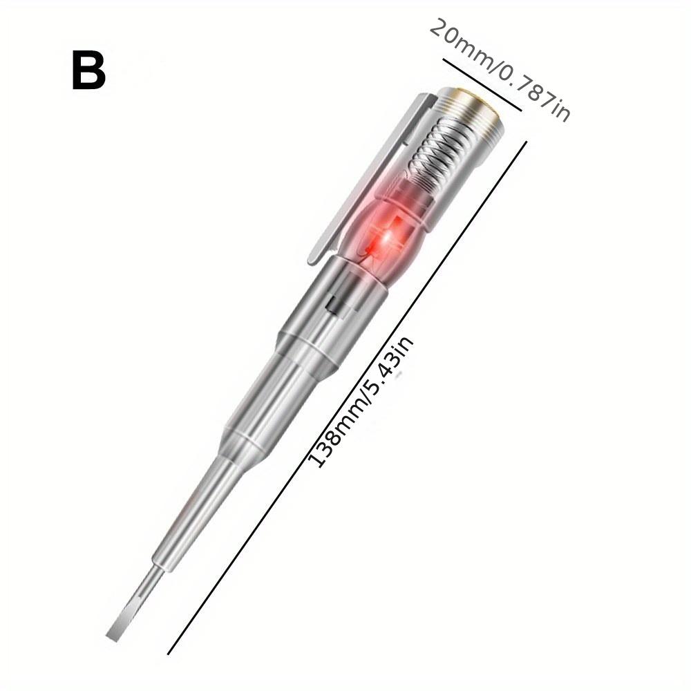 1 Stück intelligenter wasserdichter Spannungsprüfstift – Messen Sie die Spannung in Stromkreisen genau!