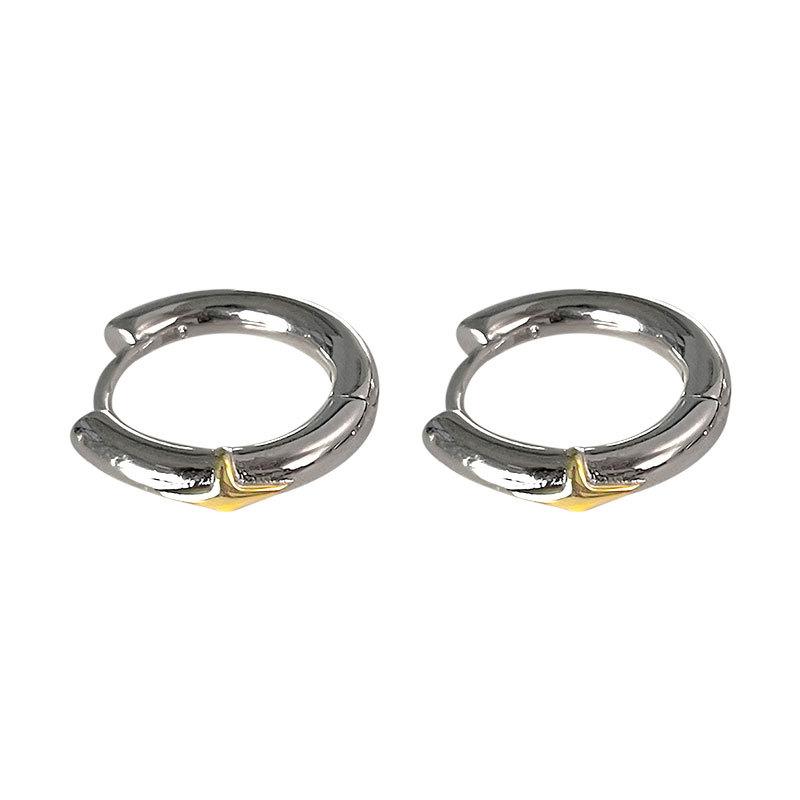 

Niche Design Sense High-end Star Ears Cold Wind Серьги Четыре пряжки Mangxing Star