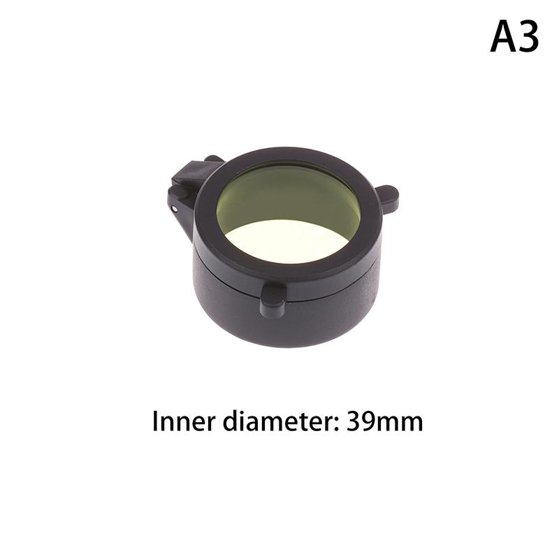 Rifle Scope Lens Cover Spring Up Quick Flip Openning Lens Dustproof Cover Telescope Cap For 36-64Mm Caliber Hunting Riflescopes