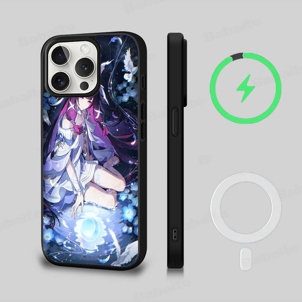 Genshin Impact Columbina For Magsafe Phone Case For IPhone 17 Air 16 15 14 13 12 11 Pro Max Plus Shockproof Cover