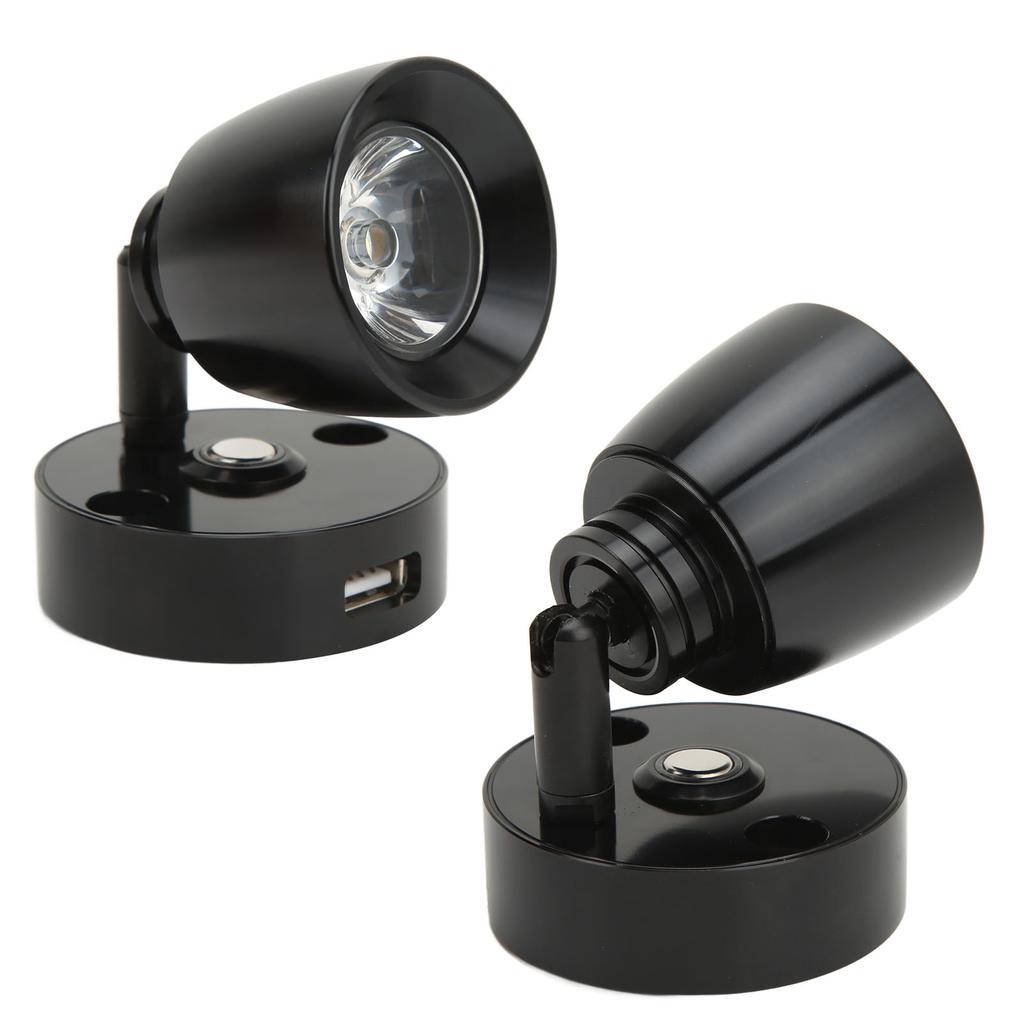RV LED Rding Light Press Dimming   USB Port Wall Mount Car Interior Light for     Boat