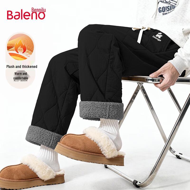 

Baleno Men s Winter Fleece-Lined Straight-Leg Casual Pants
