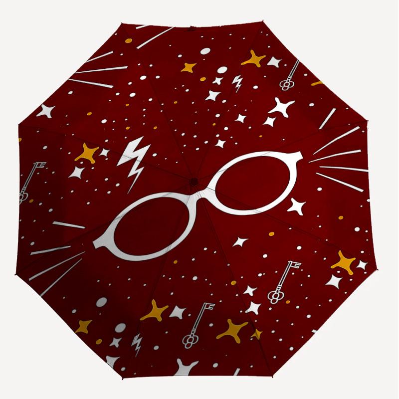 1PC Warner Glasses Stars Umbrella-8-Rib Reinforced, Automatic Open, Lightweight-A108