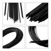 40pcs 1000mm Black PP Plastic Welding Rods Welder Welding Sticks Soldering Accessories For Car Bumper Repair Welder Tools