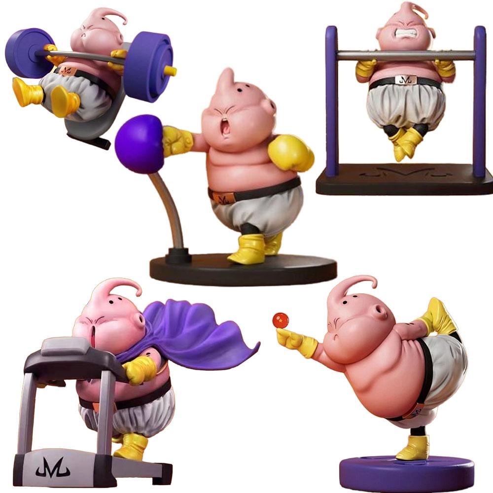 10CM Majin Buu Figure Anime DRAGON BALL Z Desktop Fitness Golf Funny Model Toy Gift Collection Ornaments Artwork Suit PVC