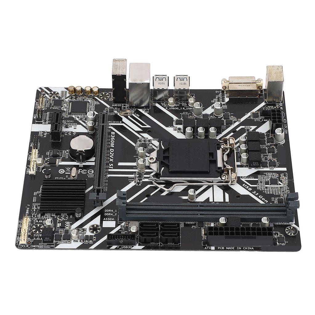 B360M D2VX SI Motherboard M ATX DDR4x2 DIMM PCI E 3.0 Desktop Computer Motherboard Supports for LGA 1151 for Core for