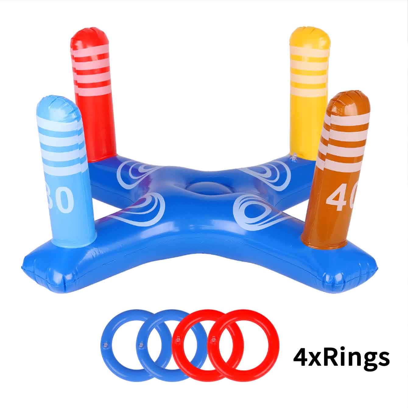 Inflatable Pool Ring Toss Games Toys, Floating Swimming Pool Ring, Swimming Pool Games for Kids Adults
