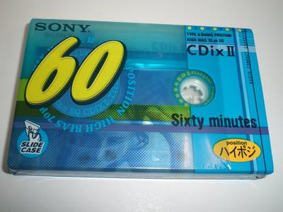 Sony SONY CDix II High Position High Posi Cassette Tape 60 Minutes C-60CDX2G