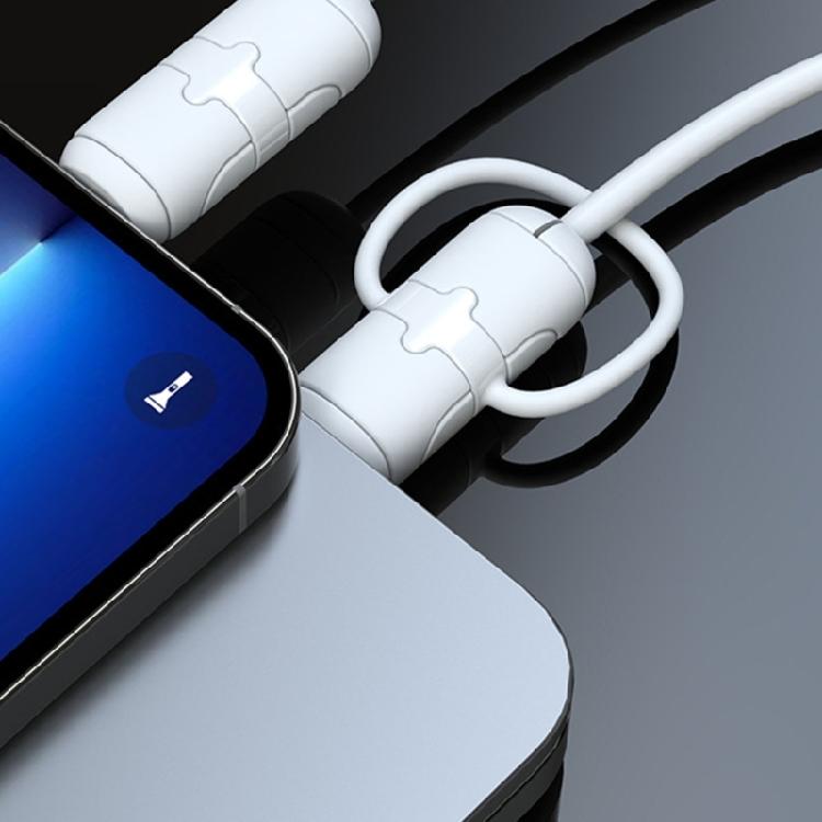 1PC Cable Protector Soft Silicone Cover for Phone USB Charging Cable Protector