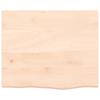 VidaXL Étagère murale 60x50x4 cm bois de chêne massif non traité 363531
