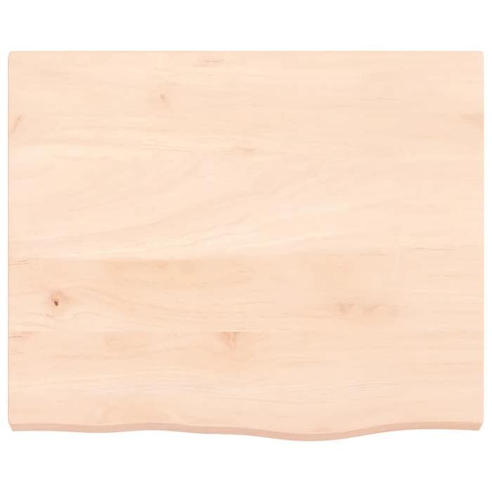 VidaXL Wall Shelf 60x50x4 Cm Solid Untreated Oak Wood 363531