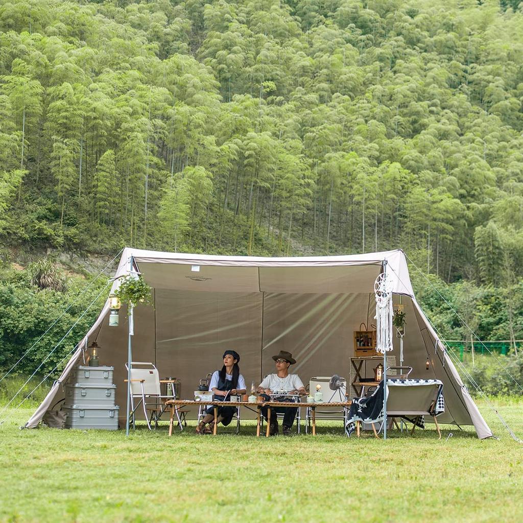 Naturehike Official Shop Pup Shelter Tarp For With Side Canopy Pole Shelter With Projector Tarp Water Pressure Resistance Family Military Outdoor