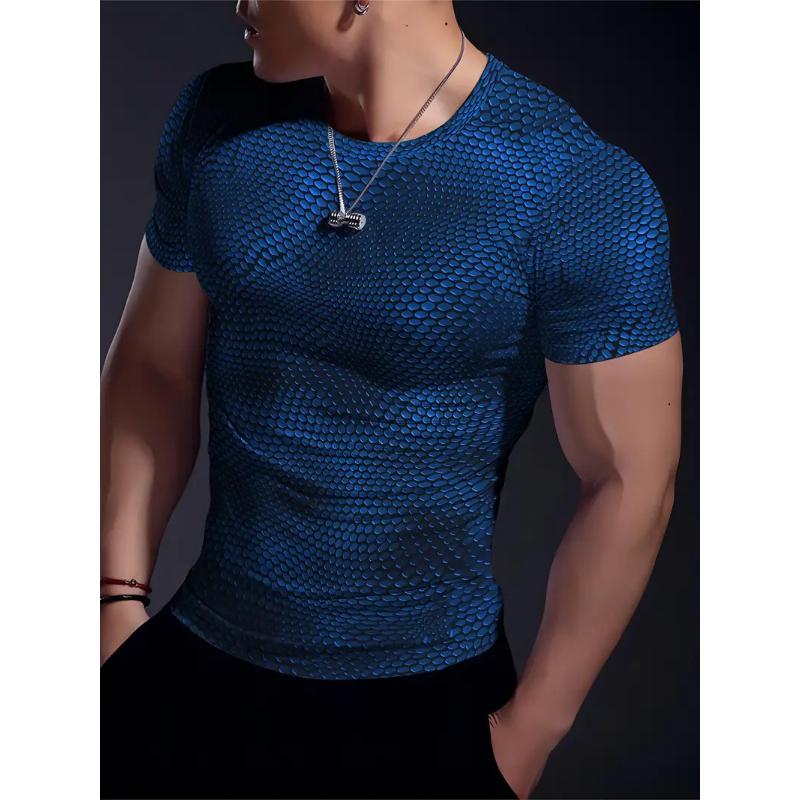Fashion 3D Print Men Short Sleeve Round Neck T-Shirt Plus Size Tee Summer Casual Tshirts