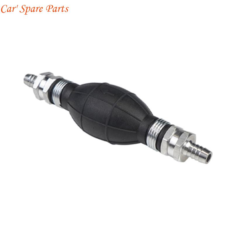 Y4UA Hand Primer Bulb Type Rubber Fuels 6mm/8mm/10mm/12mm Transfer Vacuum Fuels Line Hand Primer for Marine Boats Black